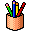 Art Colored Pencil Icon